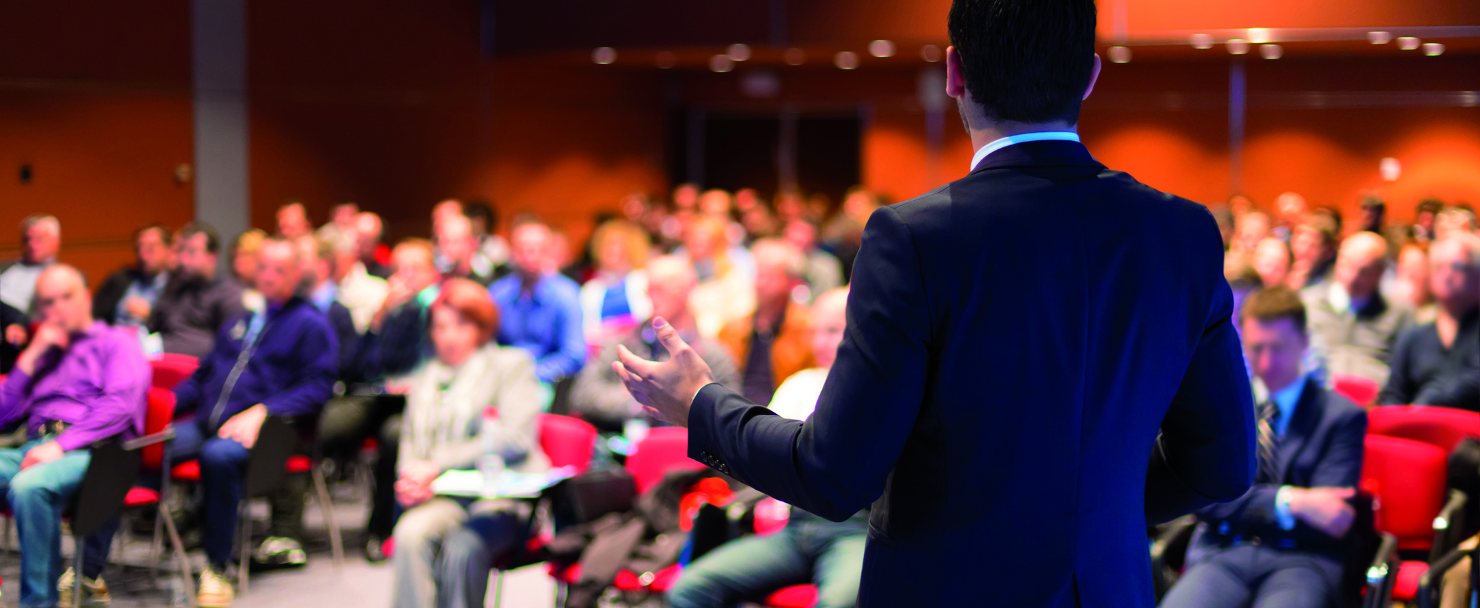 Speaker at Business Conference and Presentation.